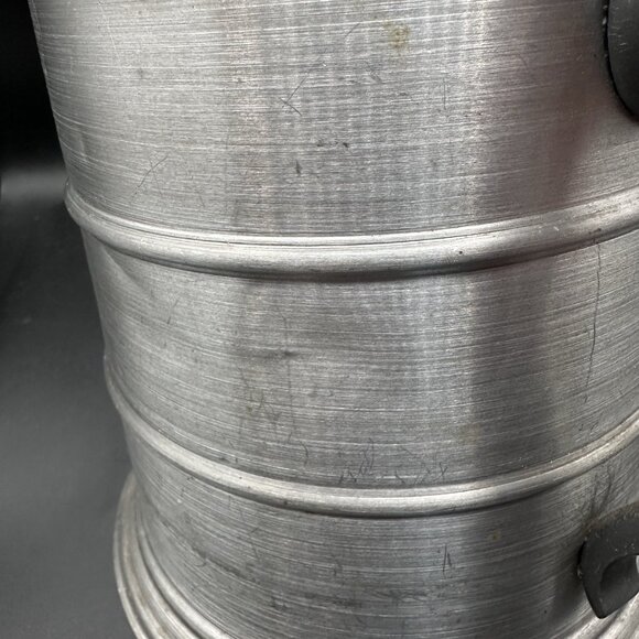 Vtg Made In Italy Metal Ice Bucket Beer Stein Plastic Liner 9.5” Mid Century 60s - Picture 9 of 16